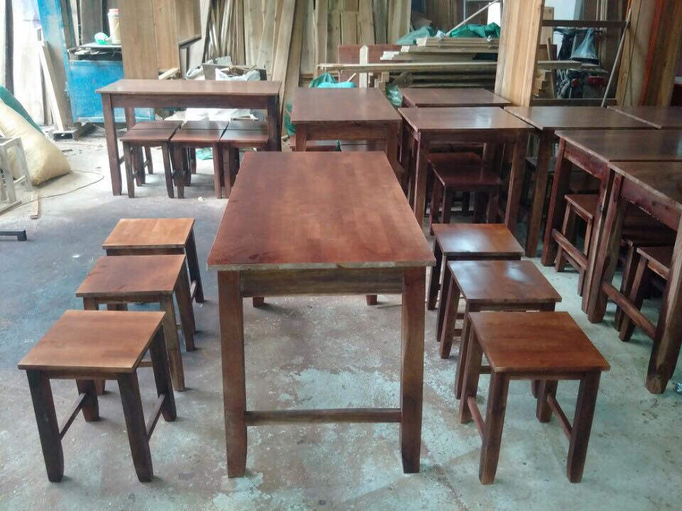 Bộ bàn ghế gỗ các loại